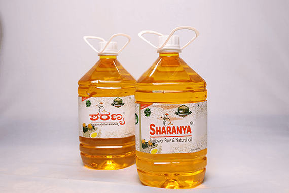 Cold-pressed safflower oil
